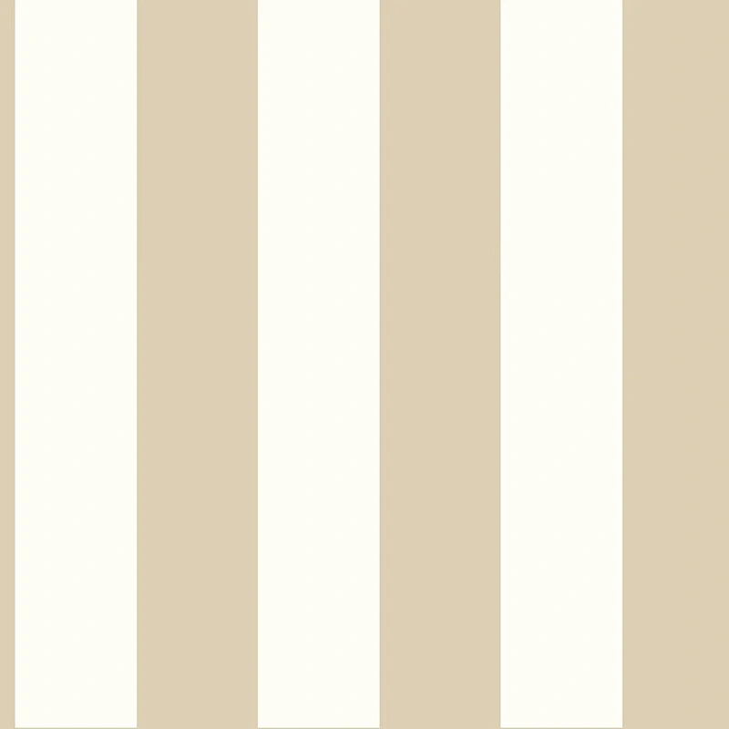 3-in Stripe Wallpaper // Tan Metallic