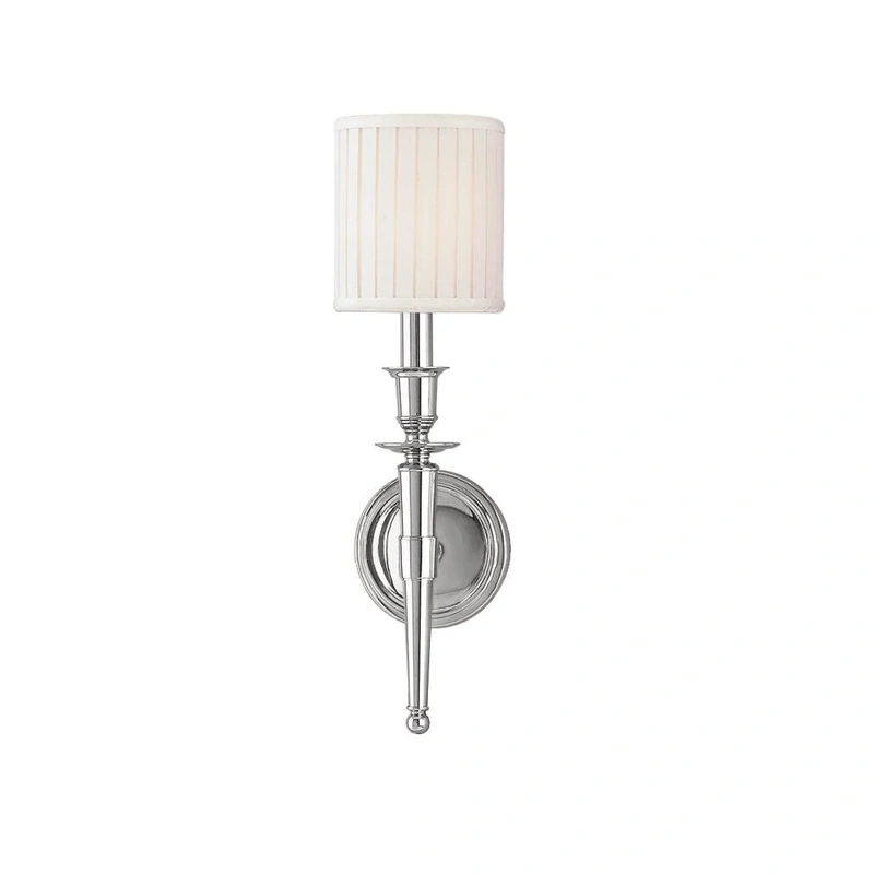 Abington 1 Light Wall Sconce // Polished Nickel