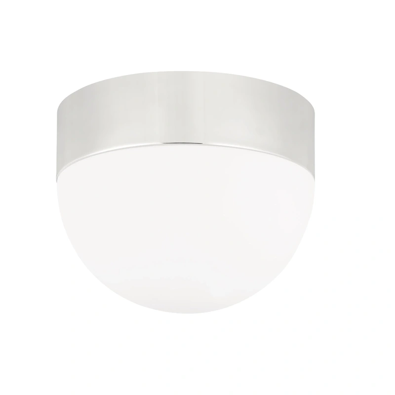 Adams 3 Light Large Flush Mount // Polished Nickel