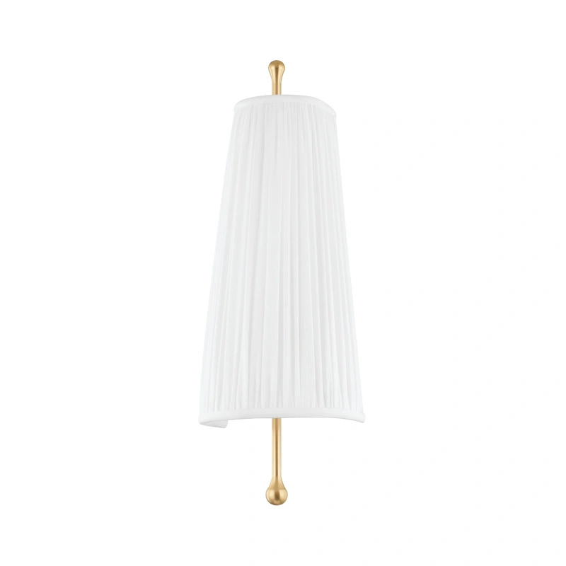 Adeline 1 Light Wall Sconce // Aged Brass