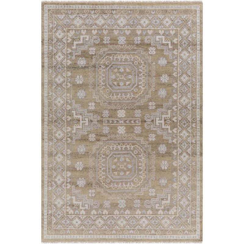 Almeria Area Rug // Mustard & Medium Gray