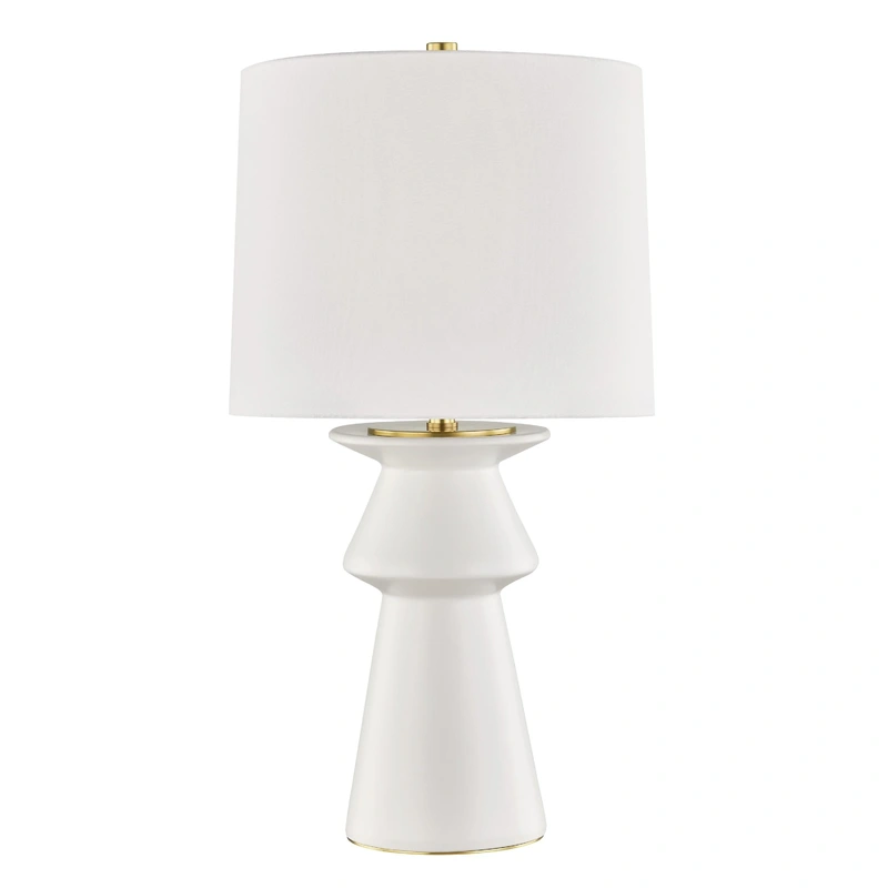 Amagansett 1 Light Table Lamp // Ivory