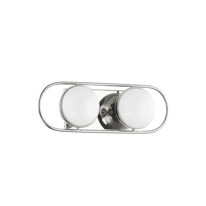 Amy 2 Light Bath Sconce // Polished Nickel