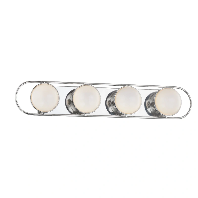 Amy 4 Light Bath Sconce // Polished Nickel