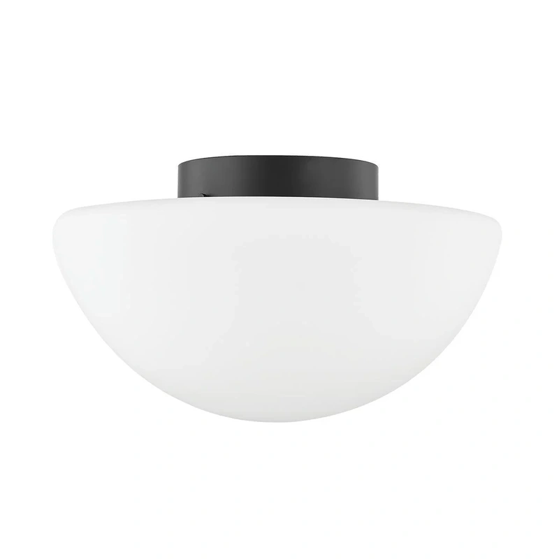 Andrea 2 Light Flush Mount // Soft Black