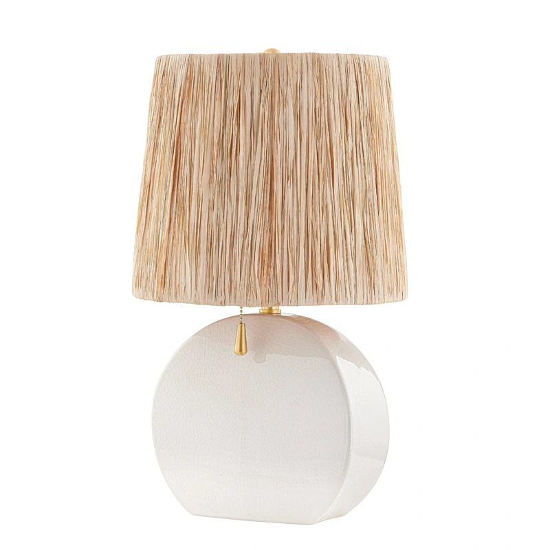 Aneesa 1 Light Table Lamp // Aged Brass