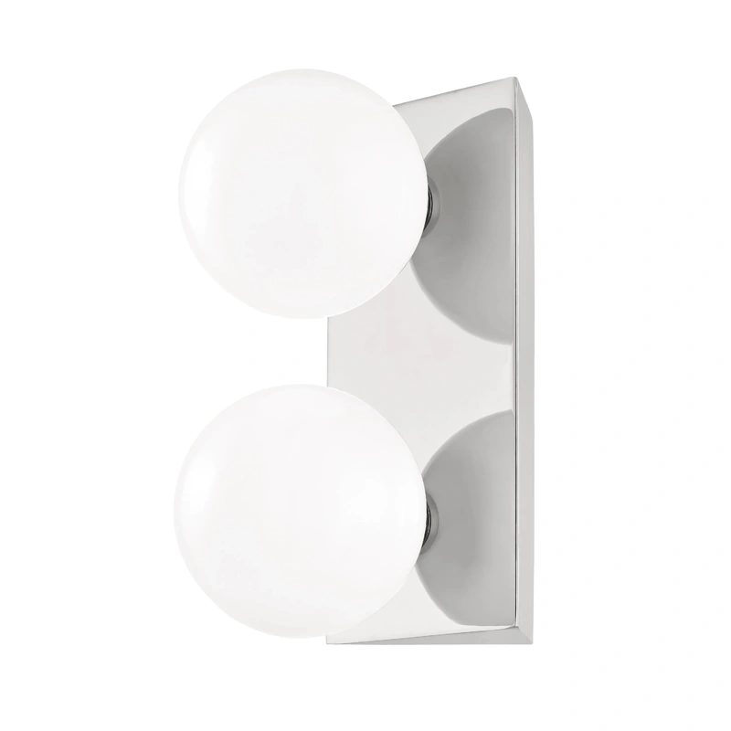 Aspyn 2 Light Bath Bracket // Polished Nickel