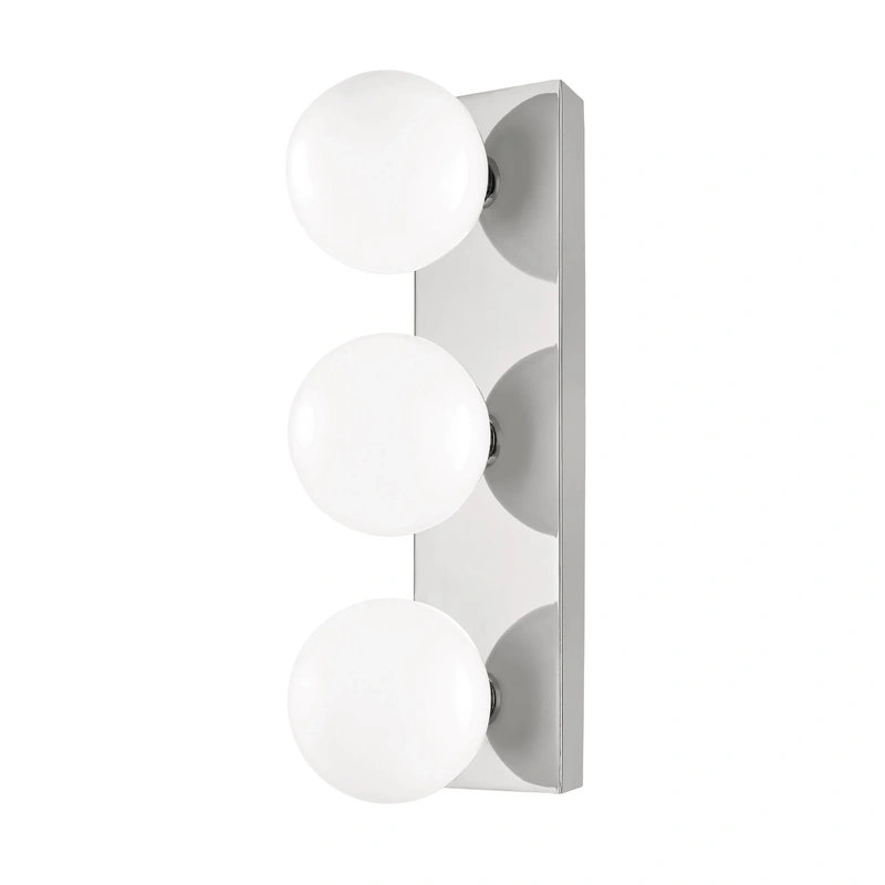 Aspyn 3 Light Bath Bracket // Polished Nickel