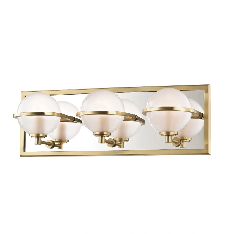 Axiom 3 Light Bath Bracket // Aged Brass