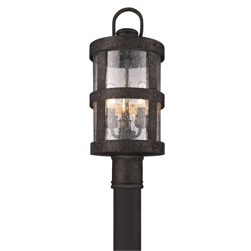 Barbosa 3 Light Post Lantern Medium // Barbosa Bronze