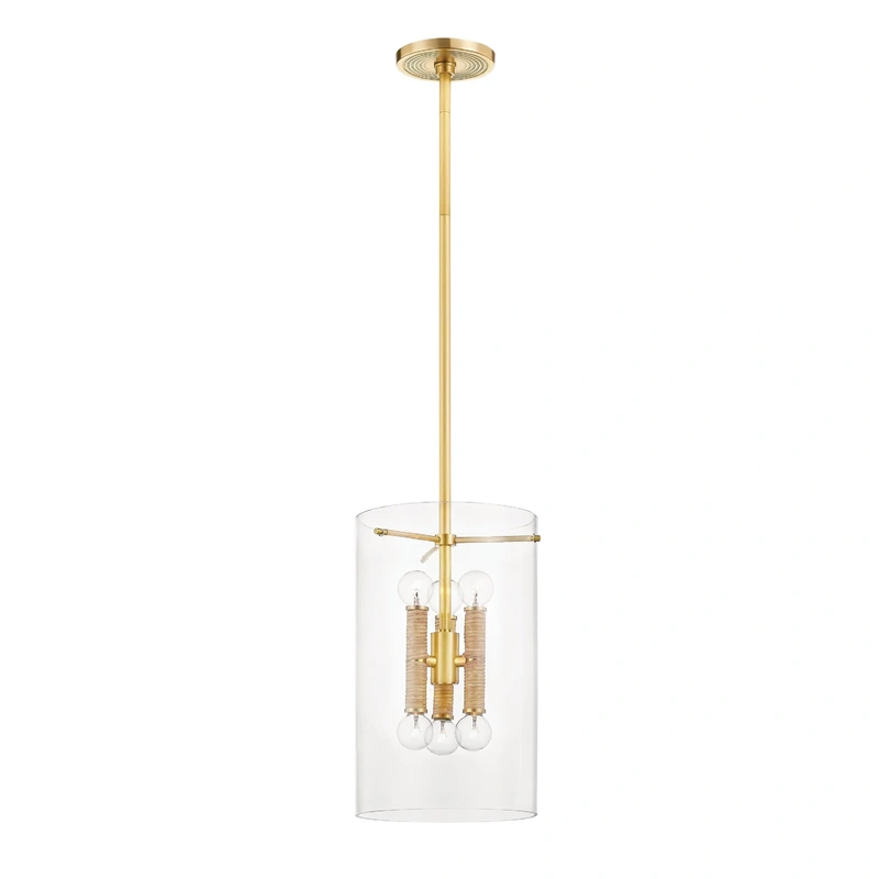 Barlow 6 Light Lantern // Aged Brass