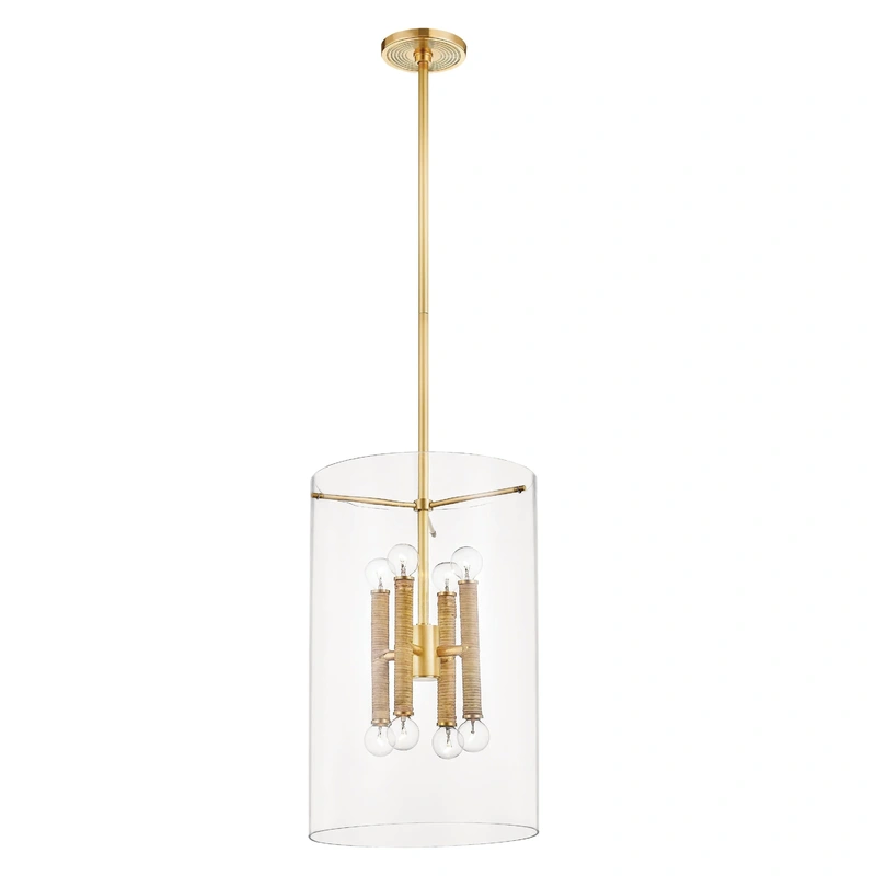 Barlow 8 Light Lantern // Aged Brass