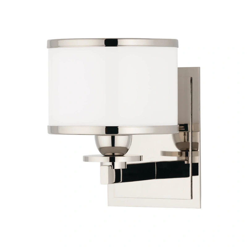 Basking Ridge 1 Light Bath Bracket // Polished Nickel