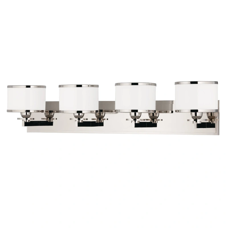 Basking Ridge 4 Light Bath Bracket // Polished Nickel