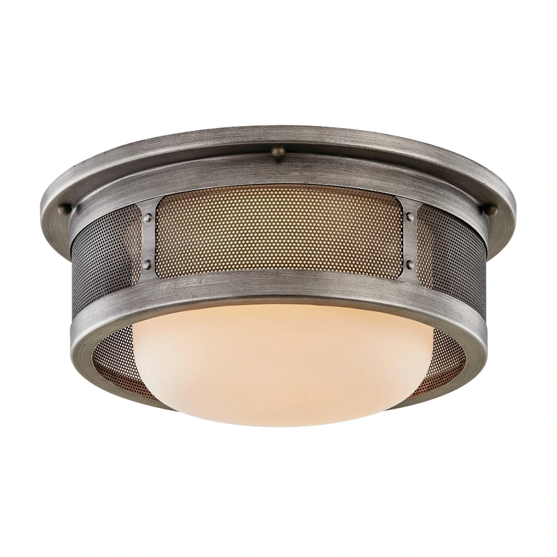 Bauer 1 Light Ceiling // Antique Pewter