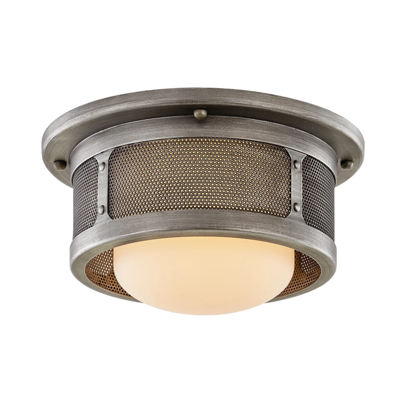 Bauer Flush Mount // Antique Pewter