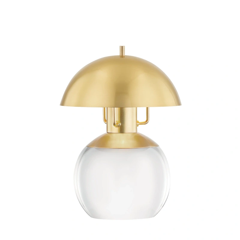 Bayside 1 Light Small Table Lamp // Aged Brass