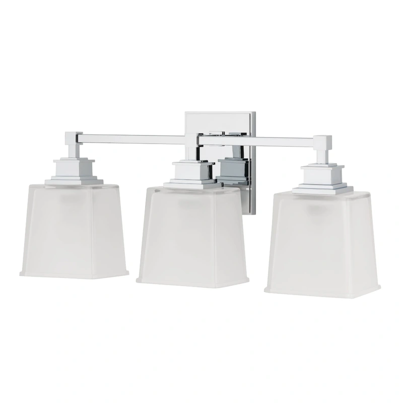 Berwick 3 Light Bath Bracket // Polished Chrome