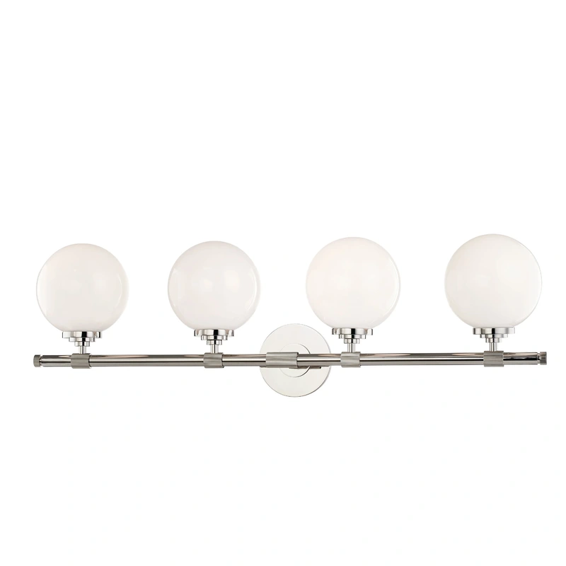 Bowery 4 Light Bath Bracket // Polished Nickel