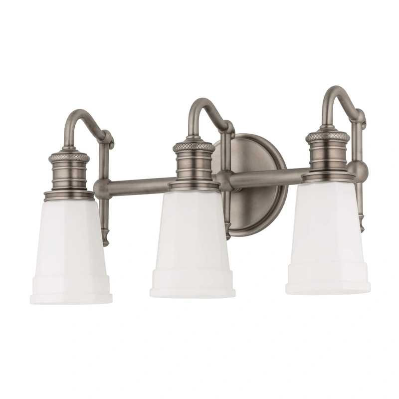 Bradford 3 Light Bath Bracket // Antique Nickel