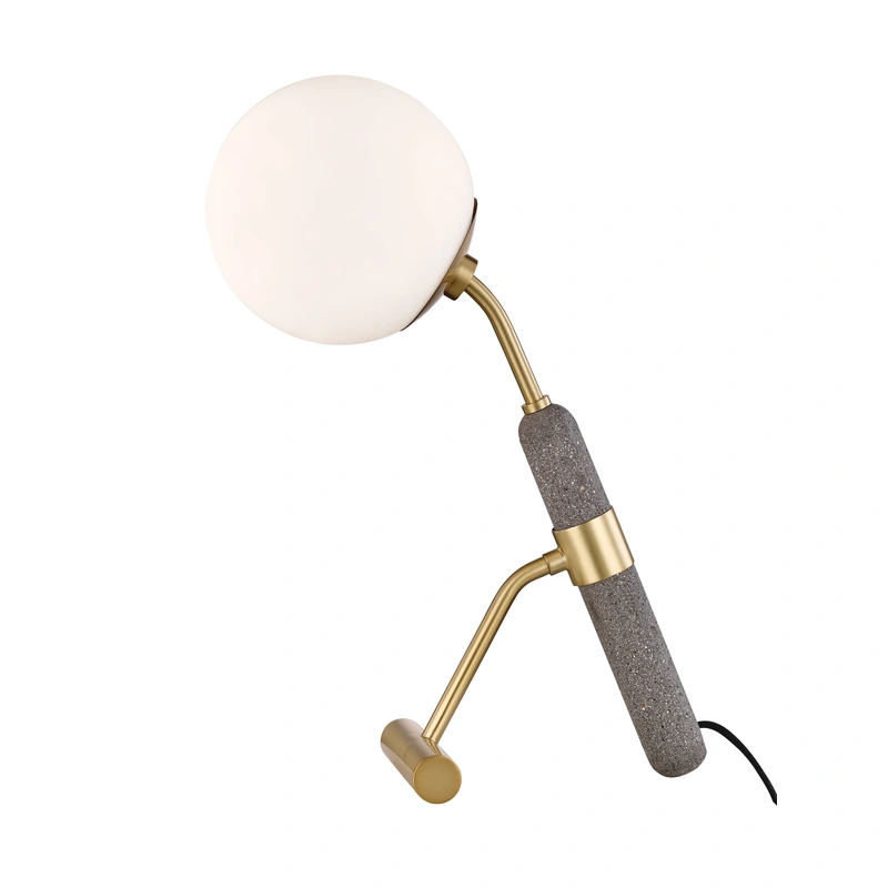 Brielle 1 Light Table Lamp // Aged Brass