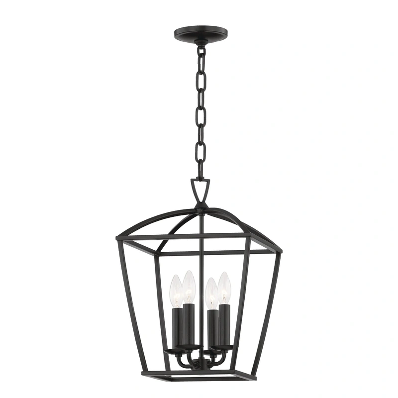 Bryant 4 Light Small Pendant // Aged Iron