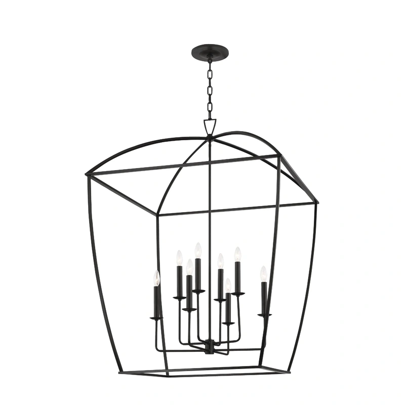 Bryant 8 Light Extra Large Pendant // Aged Iron