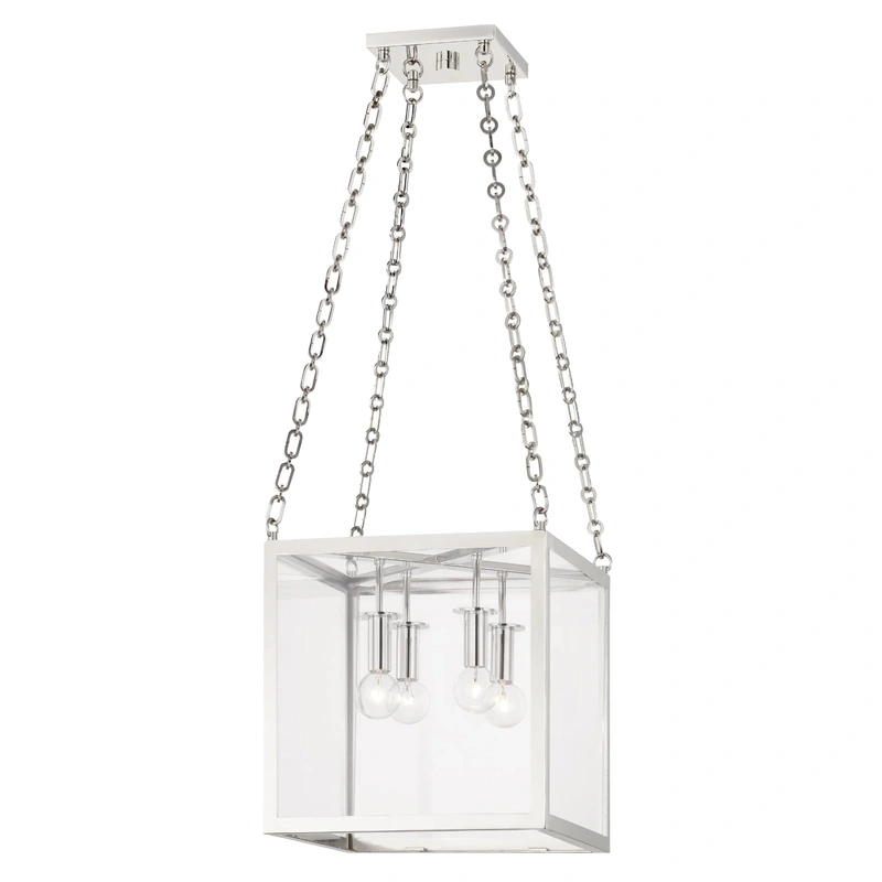 Catskill 4 Light Small Pendant // Polished Nickel