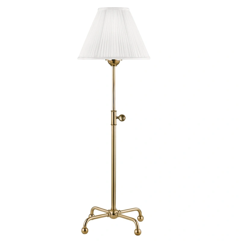 Classic No.1 1 Light Table Lamp // Aged Brass