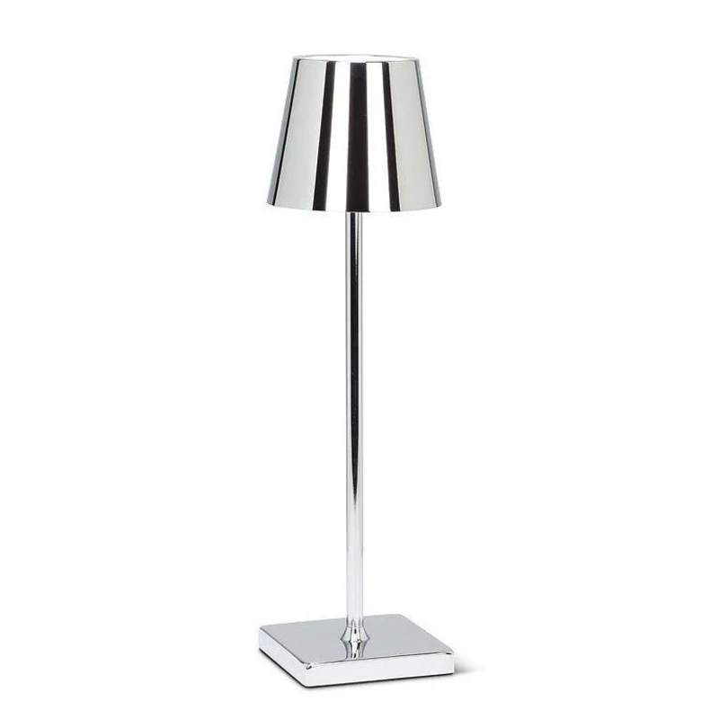 Classic Shade Bistro Lamp // Chrome