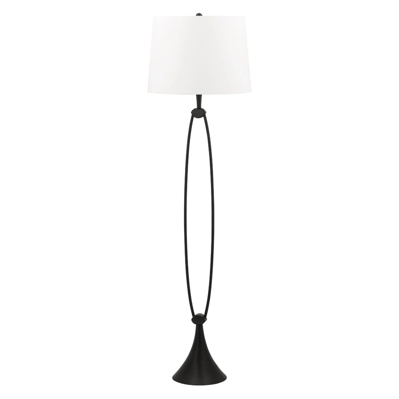 Conklin 1 Light Floor Lamp // Aged Iron