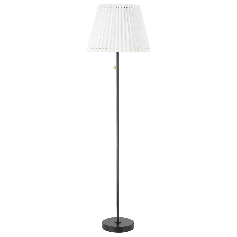 Demi 1 Light Floor Lamp // Soft Black