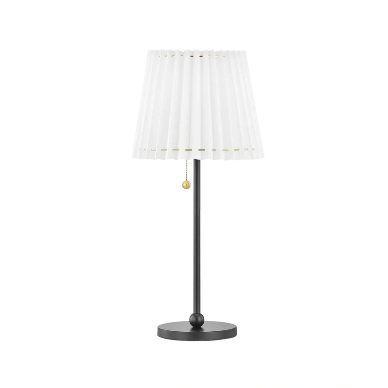 Demi 1 Light Table Lamp // Soft Black