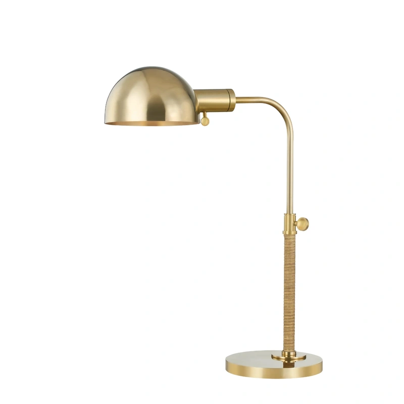 Devon 1 Light Table Lamp // Aged Brass