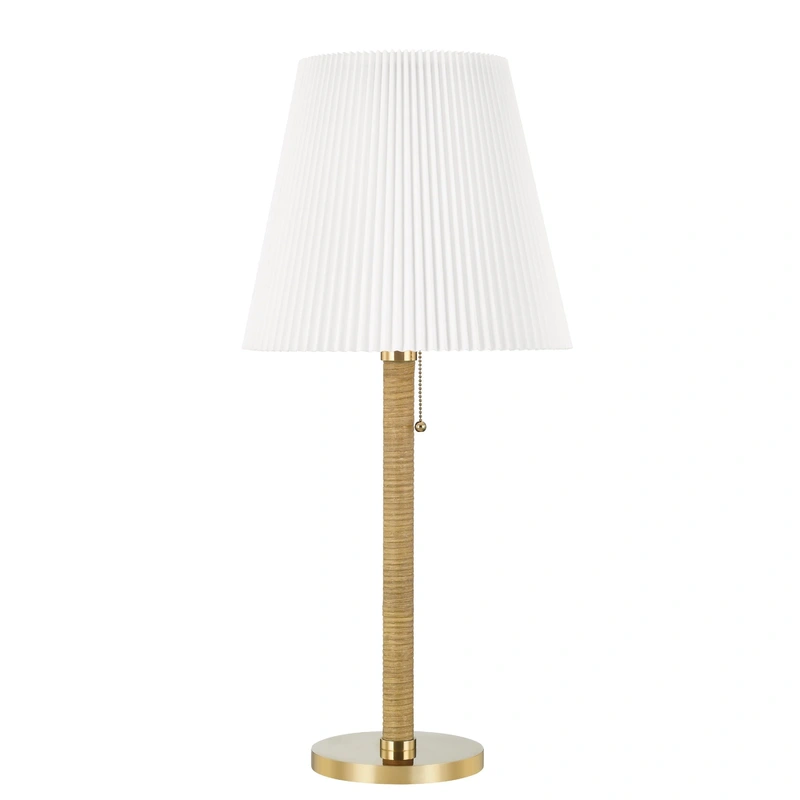 Dorset 1 Light Table Lamp // Aged Brass