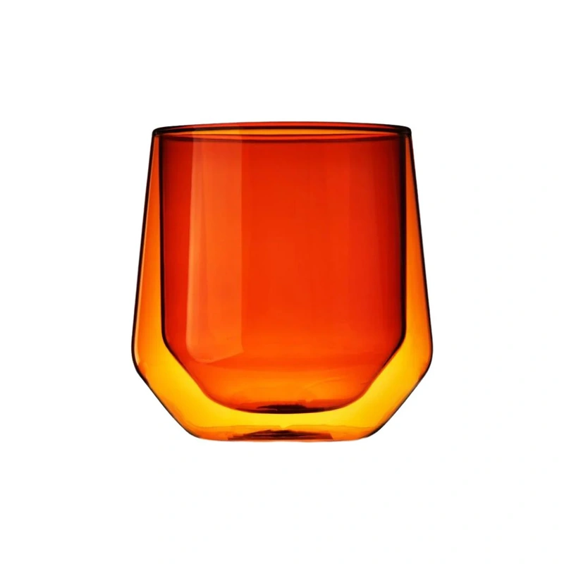 Double Walled Auora Tumblers // Amber // set of 2