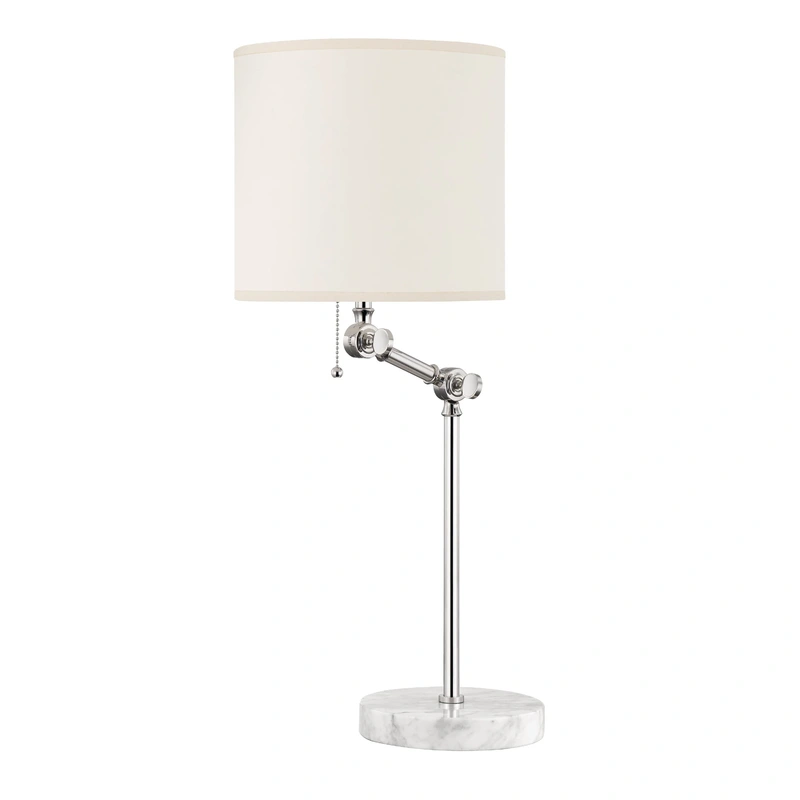 Essex 1 Light Table Lamp // Polished Nickel