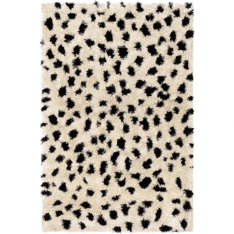 Gibraltar Hand Tufted Rug in Cream & Black