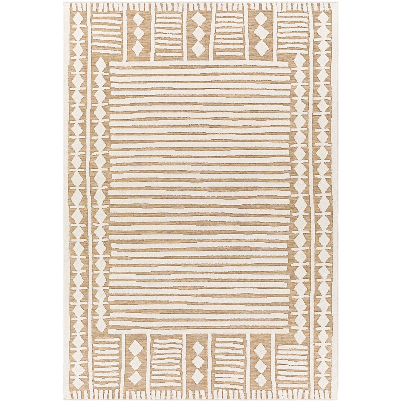 Greenwich Outdoor Rug // Cream & Tan