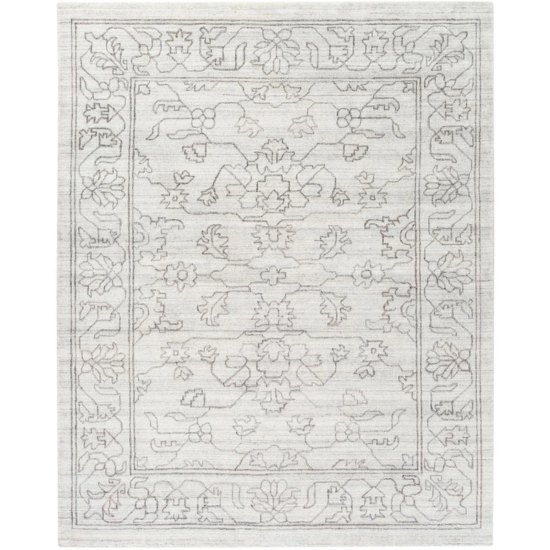 Hightower Grey Hand Knotted Area Rug