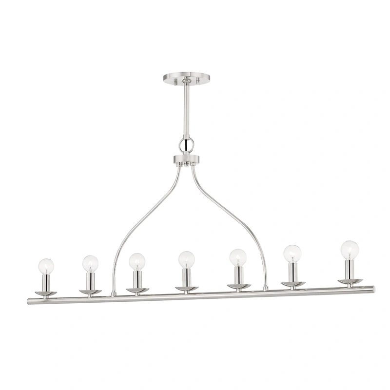 Kendra 7 Light Linear // Polished Nickel