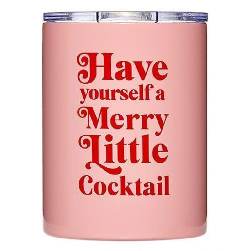 Merry Little Cocktail Stainless Steel Tumbler