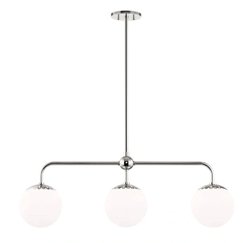 Paige 3 Light Linear // Polished Nickel