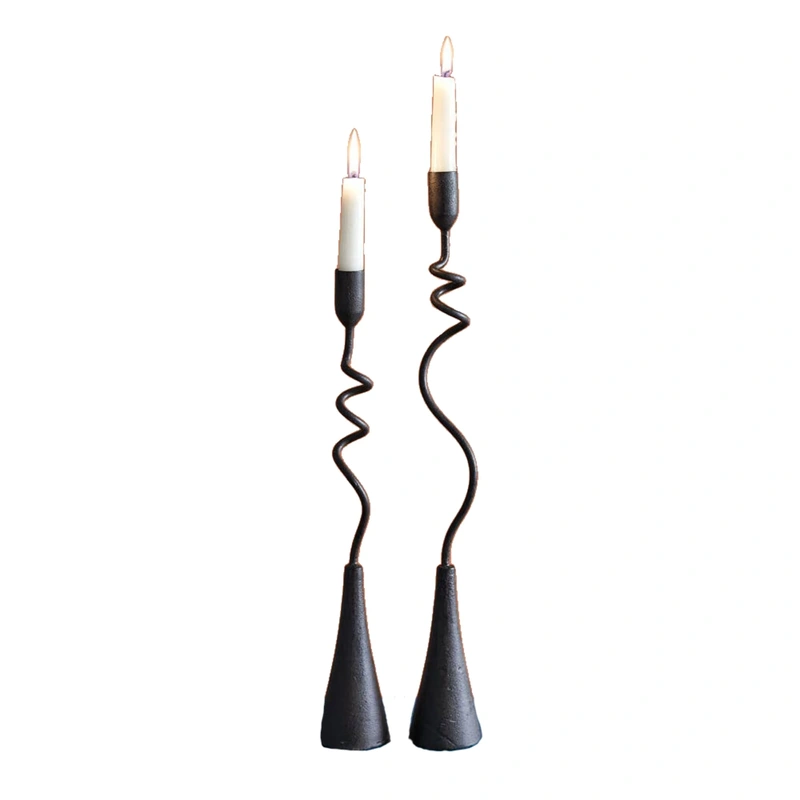 Wiggle Taper Candle Holder Set